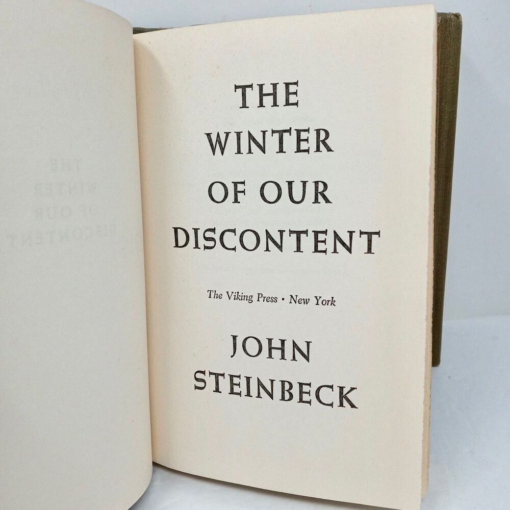 Set of 3 John Steinbeck Hardcover Books Vintage Grapes of Wrath Of Mice & Men - Picture 11 of 12